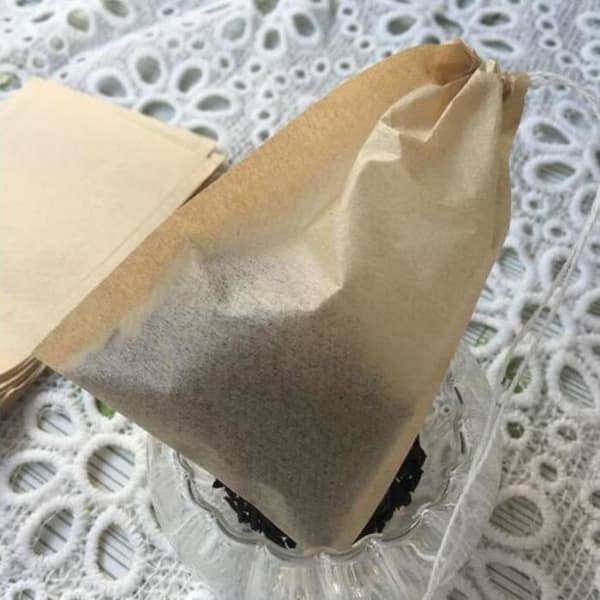 Disposable Tea Bags - 100 Pack - Eco-Friendly - Odorless - Easy to Use