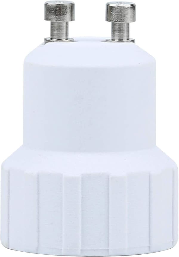 4x Lamp Socket Adapter Gu10 Till E14 Vit - Set Om 4 Lamp Socket Reformatters