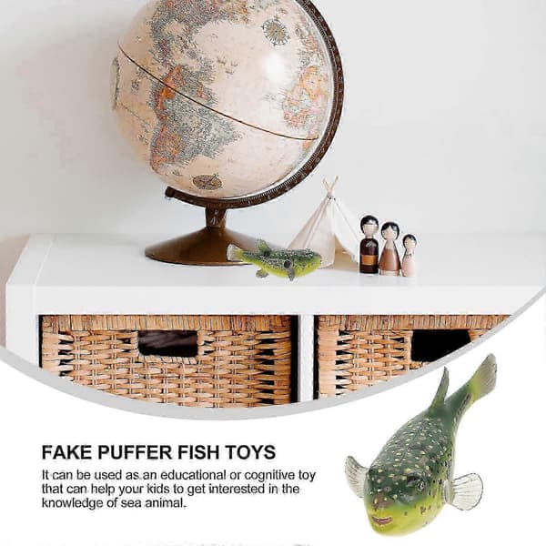 Kunstig Kuglefisk Havdyr Figur Simulationsmodel Festgave