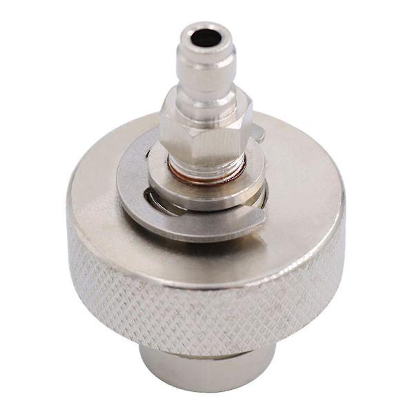 DIN-ventilfyllingsadapter for dykkeutstyr, 300 bar, hann / hunn, rustfritt stål