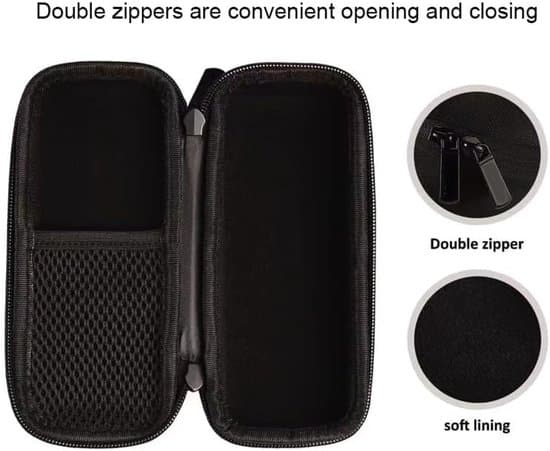 Reiseoppbevaringsboks for Micro Touch Solo/Braun XT5-serien, Svart