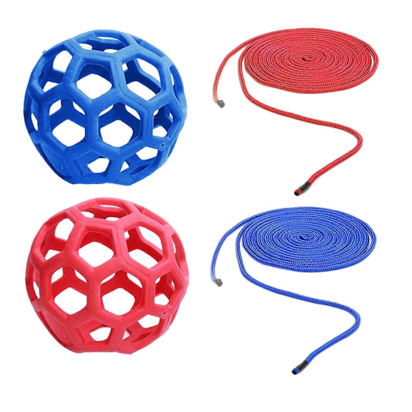 2-pack Hästgodisboll Höspel Boll, Get Höspel Boll Hängande Matningsleksak för Får Häst Get Matare och Stressavlastning