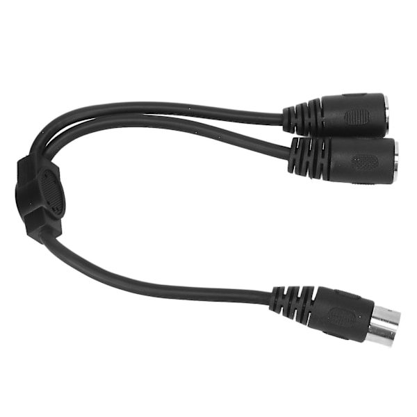 DIN 8-pin hann til 2 DIN 8-pin hunn kabel Dobbel skjerming DIN 8-pin splitterkabel Signal lydtilkoblingsledning 1,0 fot