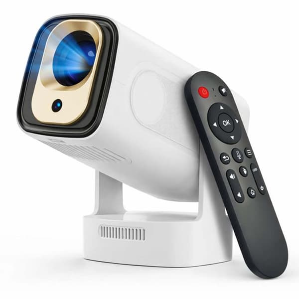 2026 HY310 Full HD 1080p Smart Projector, Android 14, Autofocus, 4K Support & AirMouse