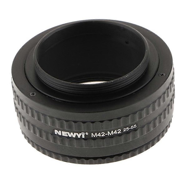 M42 til M42 Linse Fokuserings Helicoid Adapter 25mm - 55mm Forlængerrør
