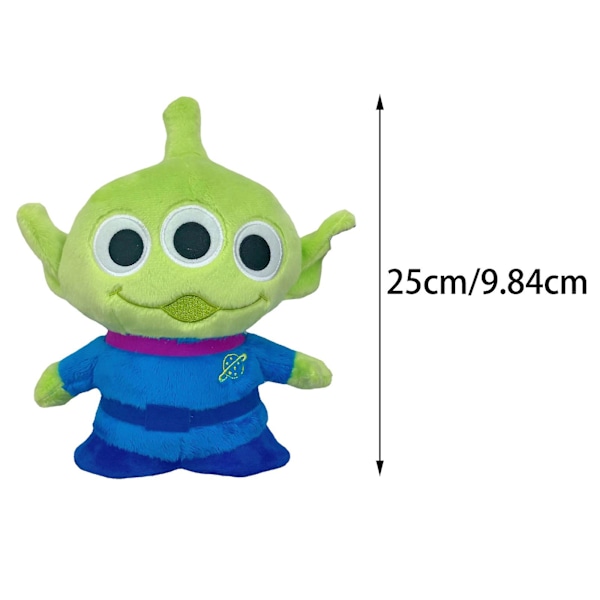 Anime Toy Story Aliens Kolme Silmää Robotti Pehmolelu Alien Mini Vihreä Mies Nuket Tyyny Malli Koti Koriste Lahja