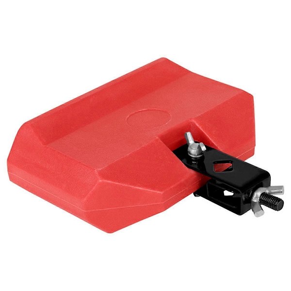 Trumkockklocka, Plast Percussion Instrument Block Ljudmakare med Plaststav för Trumset