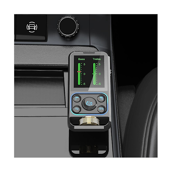 BC83 Kaksoisnopea Autolaturi Bluetooth MP3-soitin FM-lähetin EQ-säädin Autotarvikkeet