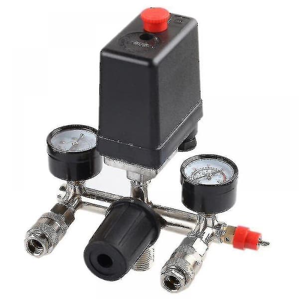 Tryckregulator med tryckbrytare för kompressortryckbrytare med 2 displayer Kb
