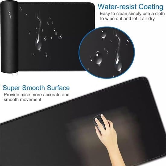 Gaming Mouse Pad Large Mouse Mat -300*700*3mm, Non-Slip Rubber Base Mouse Pad Enhanced Precision and Speed Cool Desk Mat for Keyboard and Mouse