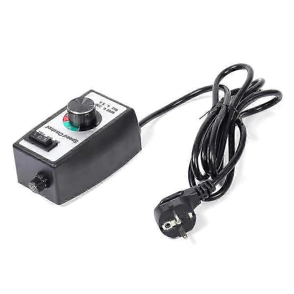 230V Steglös Hastighetsregulator för EU-kontakt Idealisk Fläktregulator & Dimmer