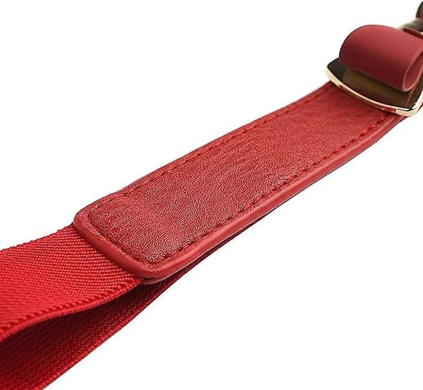 Dame 1\" Bredde Sløjfe Tyndt Elastisk Taljebælte Strækbælte Tyndt Bælte
