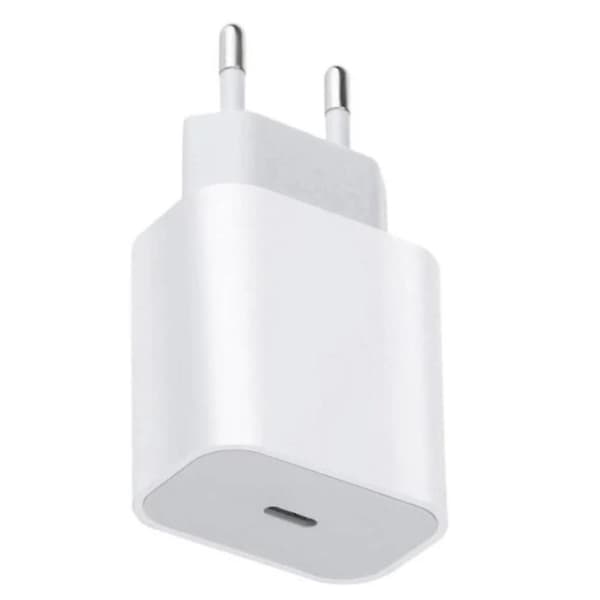 20W iPhone iPad Rask Lader Apple USB-C Strømadapter EU-plugg