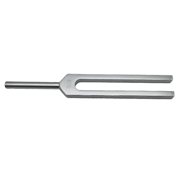 Stämgaffel i aluminiumlegering, 417Hz stämgaffel med silikonhammare, för testning av nervsystemet