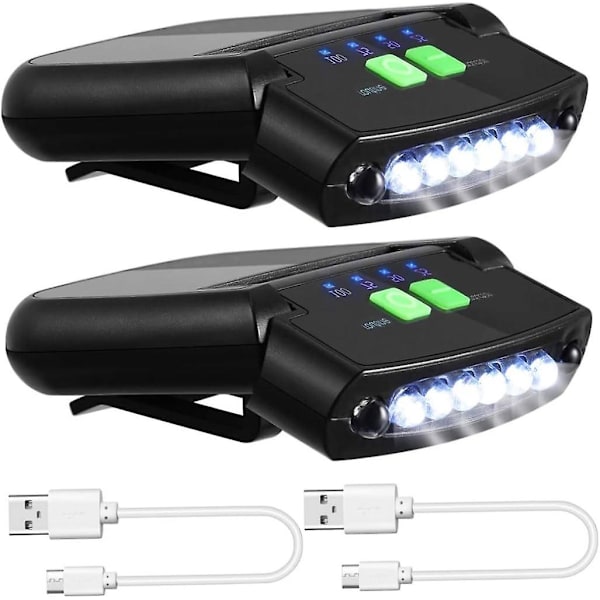 LED-klipsikiinnitteinen otsalamppu