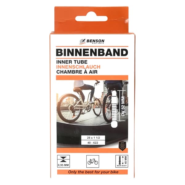 Cykelslang 28 x 1-1/2 butyl