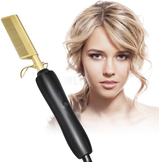450°F High Temperature Ceramic Heating Brush, Gold Comb