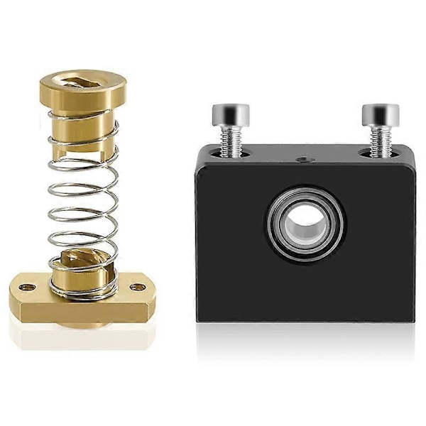 Anti-slarkemutter og Z-akse ledeskrue toppmontering kompatibel med Ender 3/3 Pro/3 V2/CR-10 oppgradering 3D-printer