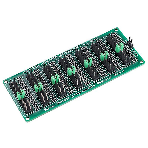 7 Decennier 1R - 9999999R Programmerbar SMD-Resistor Glidande Resistorbräda Stegsnoggrannhet 1R 1% 1/2 Watt