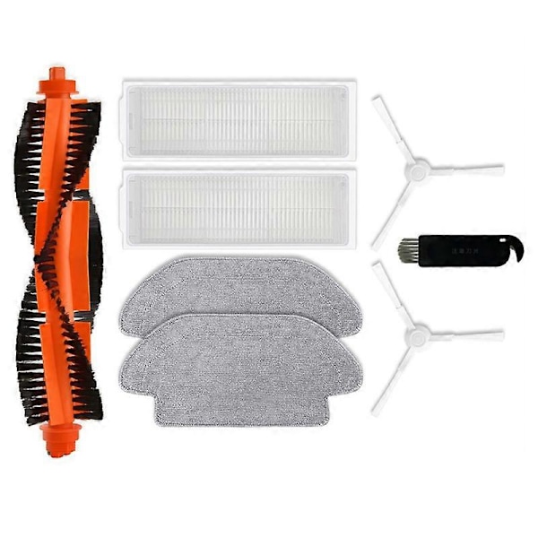 För Xiaomi Robotdammsugare S10 S12 B106GL Huvudborste Sidoborste Hepa Filter Moppduk Ersättningsdelar