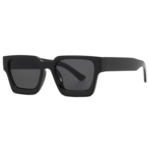 Modern Bulky Sunglasses with Thick Frame Black