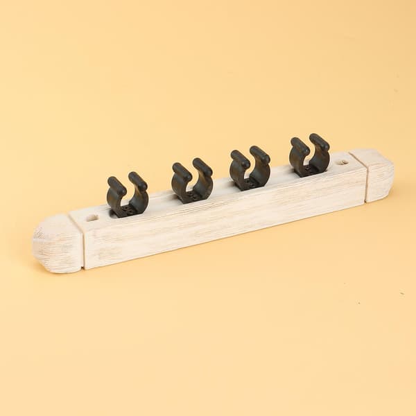 4 Pool Kø Rack, Billardkø Holder Vægmontering, Stangclips, Billardtilbehør
