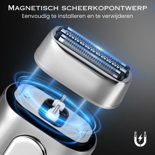 Minibarbermaskin for menn - Elektrisk barbermaskin og trimmer - Hodebarbermaskin