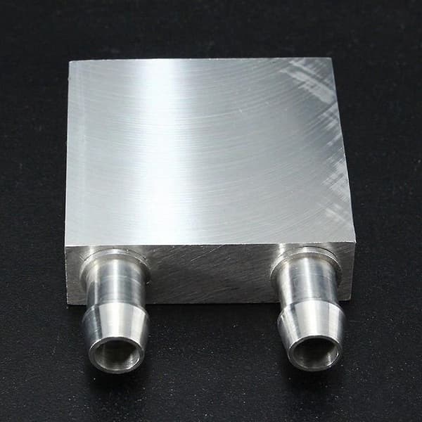 Aluminium Vandkølingsblok 40x40x12mm Køler Til Computer CPU Radiator