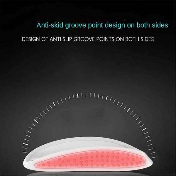 Passar för Mouse Dock Mouse 2:a och 3:e generationen Ergonomisk bas Trådlös laddningsdyna - Svart