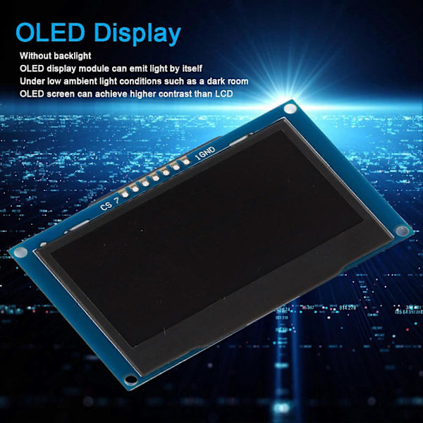 2.42 OLED Display Modul Flytande Kristallskärm för Industriell Användning