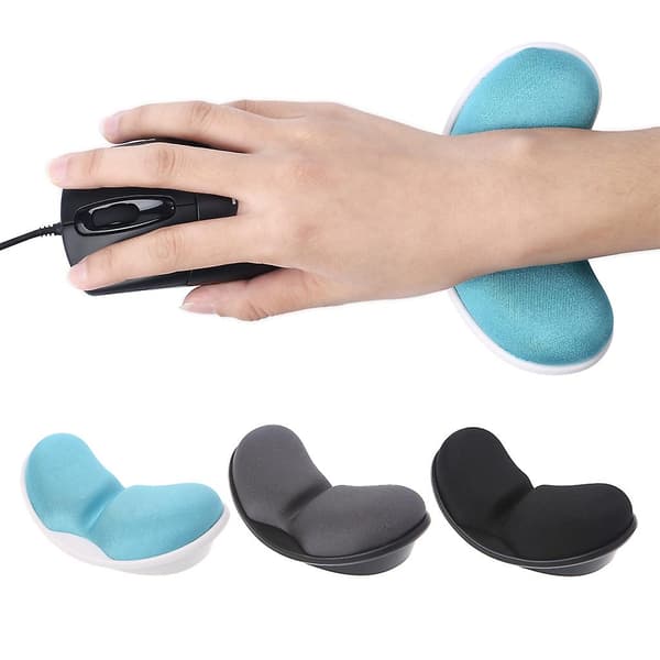 Memory Foam Sklisikker Musematte Støtte Håndleddsstøtte Ergonomisk Kontor Helsevennlig