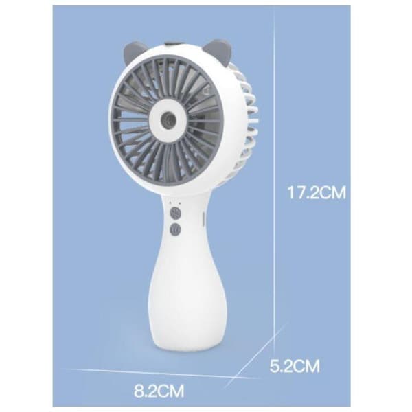 Mini USB lommeventilator, bærbar campingventilator, lille bærbar ventilator, engros drop-down (gul bærbar spray)