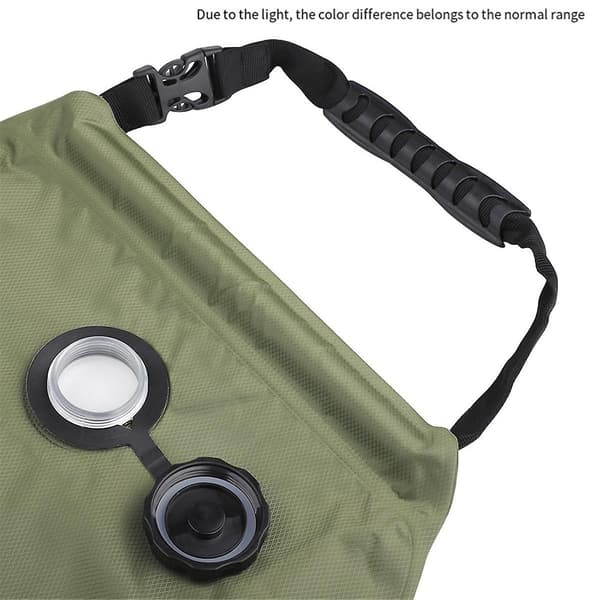 Solcellsdriven Bärbar Duschutrustning, Solvärmeuppvärmd Campingduschpaket med Dusch, Kompakt, för Camping