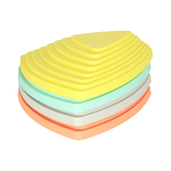 Sensorisk balancegang flodsten 11 dele pastel