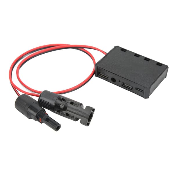 Solpanel USB spänningsstabilisatoradapter med typ C DC USB-gränssnitt för solsystemstelefonladdning