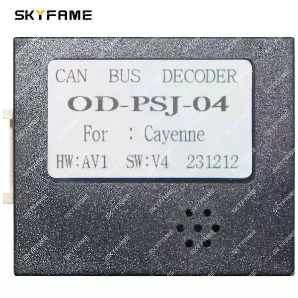 Passar Bil 16pin Kabelhärva Adapter Canbus Box Decoder Android Radio Strömkabel För Porsche Cayenne