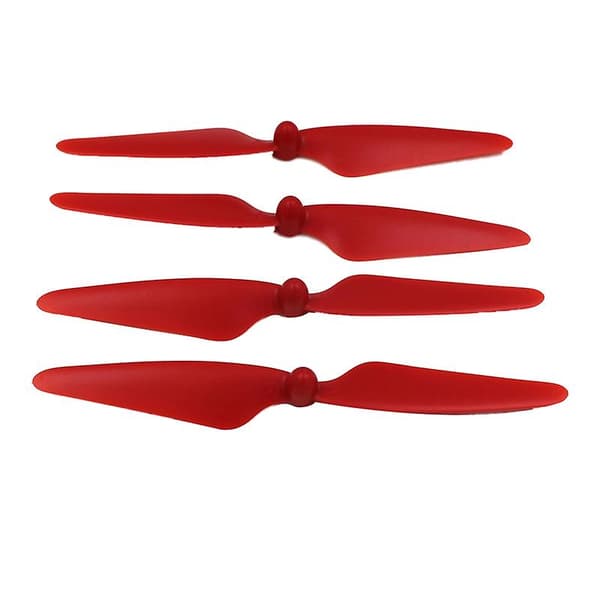 4 stk. propellerblader for H501S X4 RC Quadcopter 2CW/2CCW, Rød