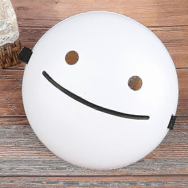 Cosplay Halloween Masker Drømme Masker Tegneserie Anime Hvidt Smil Masker Hjelm 2024THO