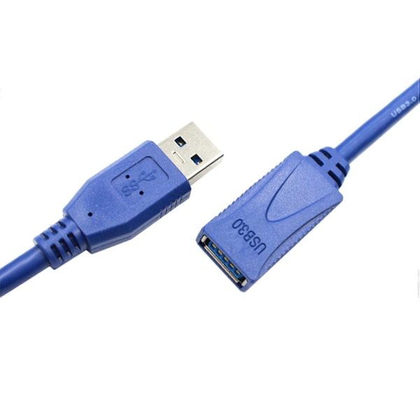 USB3.0 Hane till Hona Förlängningskabel USB 3.0 Höghastighetsdata Överföringskabel med Skärmning