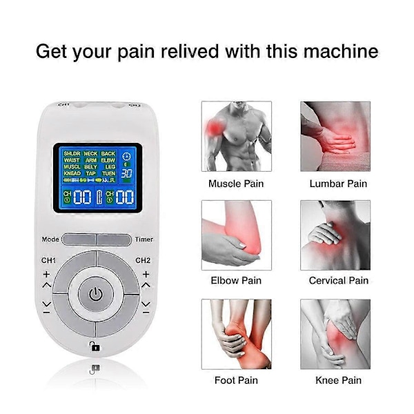EMS Maskine Massager Elektro Behandling Instrument Elektrisk Digital Nerve Muskel Stimulator Lav Fysioterapi Sundhedspleje