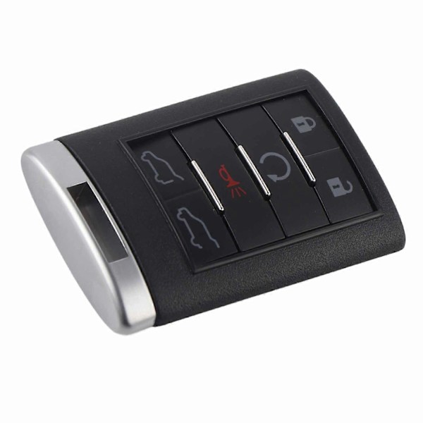 Erstatning 6 Knapper Smart Nøkkelfri Fjernkontroll Nøkkelhus Fob For Cadillac Escalade