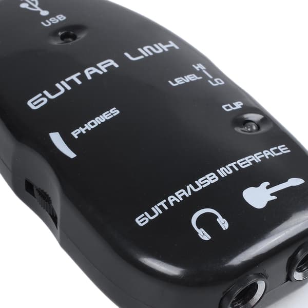 Gitar til USB Interface Link Kabel Adapter /PC Innspilling CD Studio Laptop