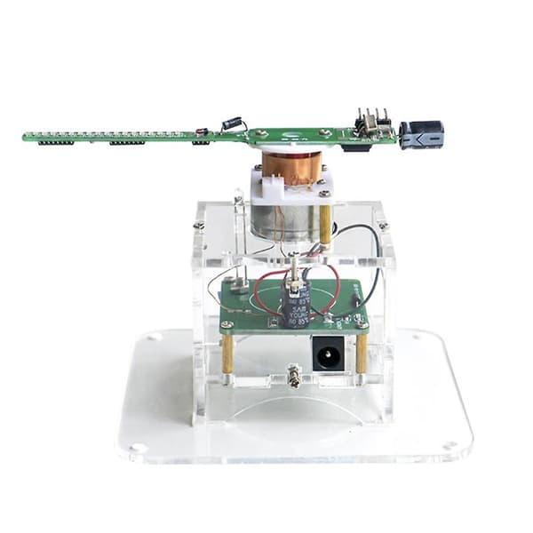 Flad Roterende LED Dot Display DIY Kit 51 Single Chip Mikrocomputer Svejsning DIY Elektroniske Dele, Nej