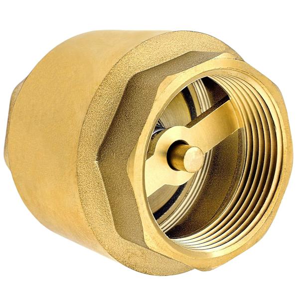 Premium 1 1/4\" Heavy Duty Högkvalitativ Mässings Backventil, Rostfri Och Läckagesäker För Pump, Fontän, Tvättmaskin, Trädgård, Avlopp, Tunna