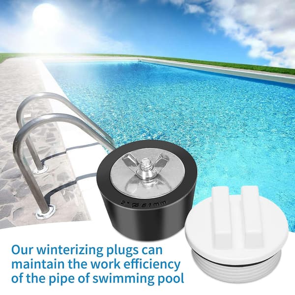 Pool Vinterforseglingspropper Swimmingpool Vinter Ekspansionsprop Pool Gummipropper Med Skruebolte Og P