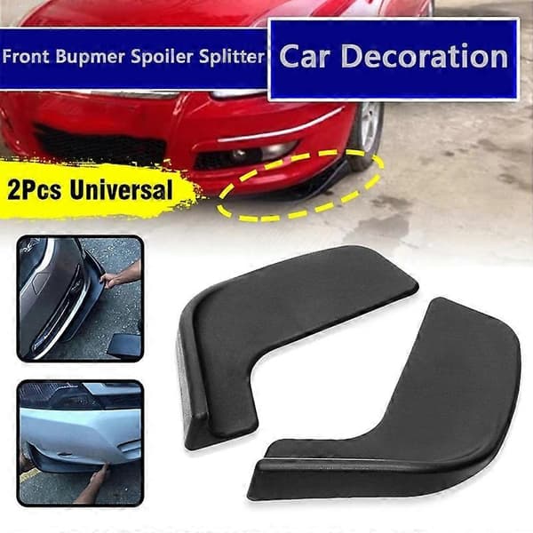 Universal Bil Front Bumper Spoiler Splitter Diffuser Front Skovle Tilbehør