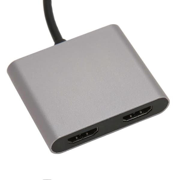 Typ C till Dubbel HD Adapter USB C till Dubbel HD Dockningsstation MST Multi Screen Display HD 4K Adapter