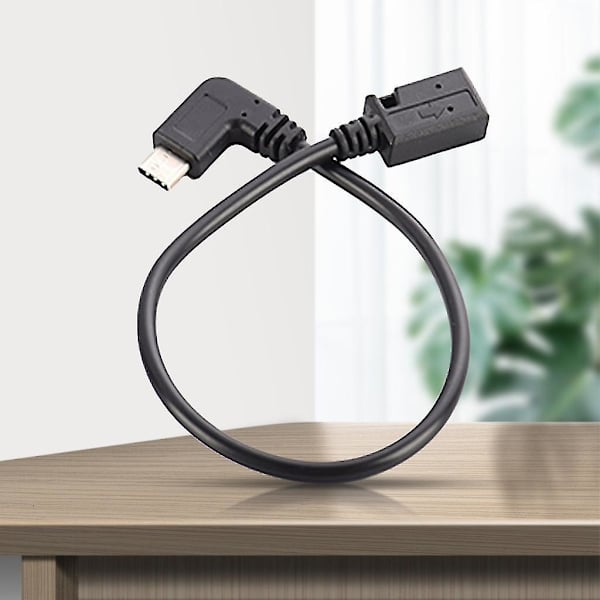 USB Type C - Mini USB -kaapeli 90 asteen USB C uros - Mini USB naaras -sovitin kannettaville tietokoneille ja matkapuhelimille