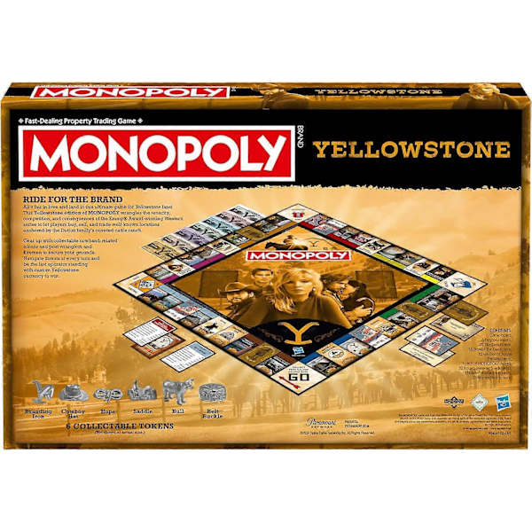 Monopoly Yellowstone Edition Brädspel