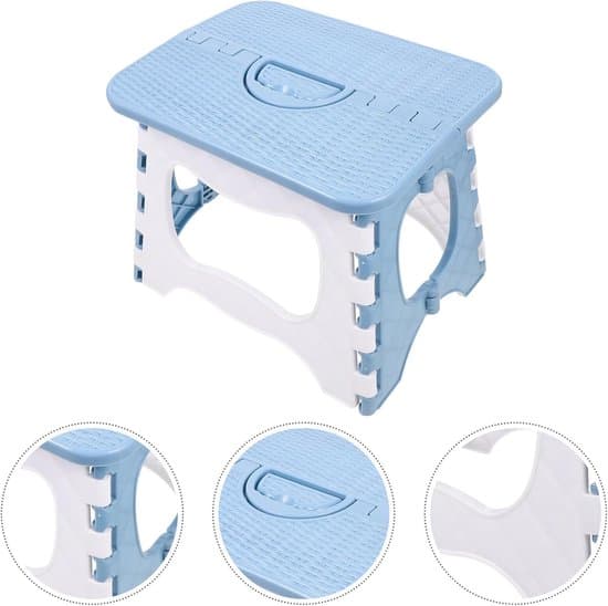 1-piece foldable plastic stool, children's stool, garden stool, portable
